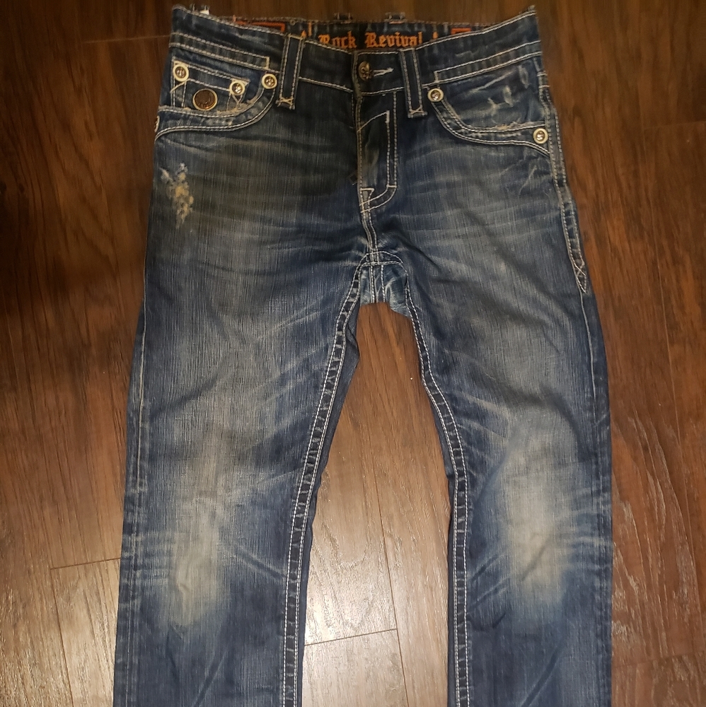 Rock Revival Men's Straight Leg Jeans